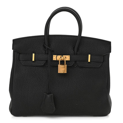 Hermes Togo Birkin 25 Black 1 of 11