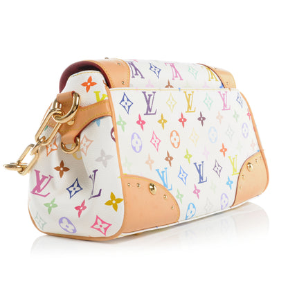 Louis Vuitton Monogram Multicolor Beverly MM White 2 of 7