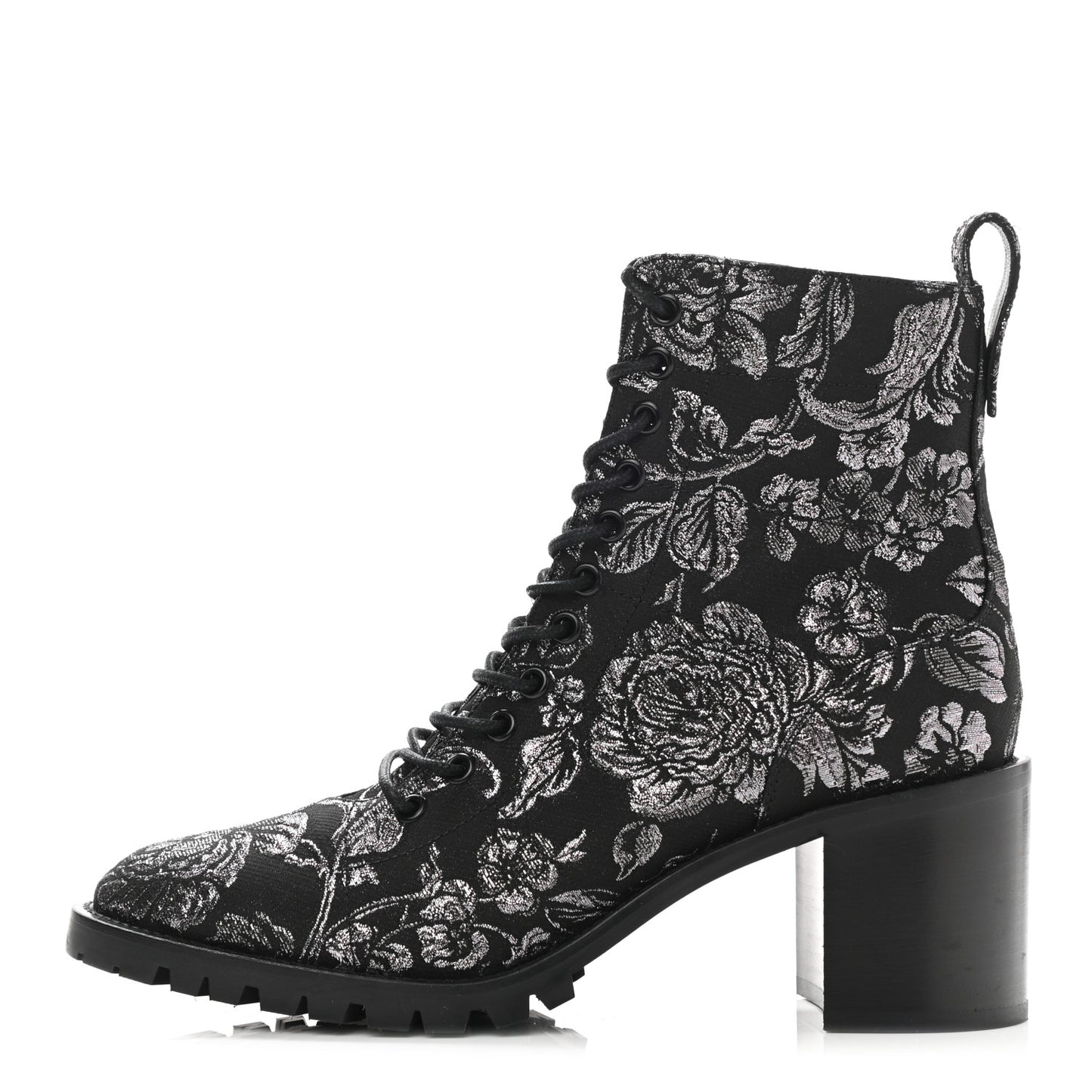 Brocade Cruz 65 Ankle Booties 40.5 Steel Black