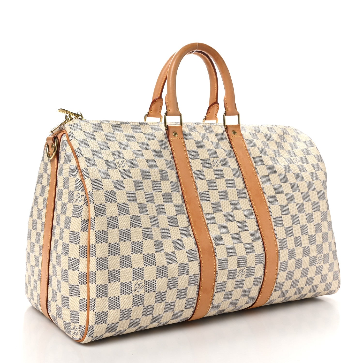 Louis Vuitton Damier Azur Keepall Bandouliere 45 2 of 9