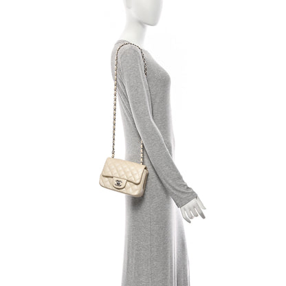 Chanel Iridescent Caviar Quilted Mini Square Flap White 2 of 10