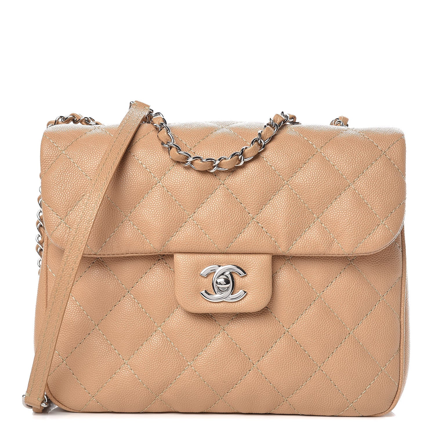 Chanel Caviar Quilted Medium Urban Companion Flap Beige 1 of 9