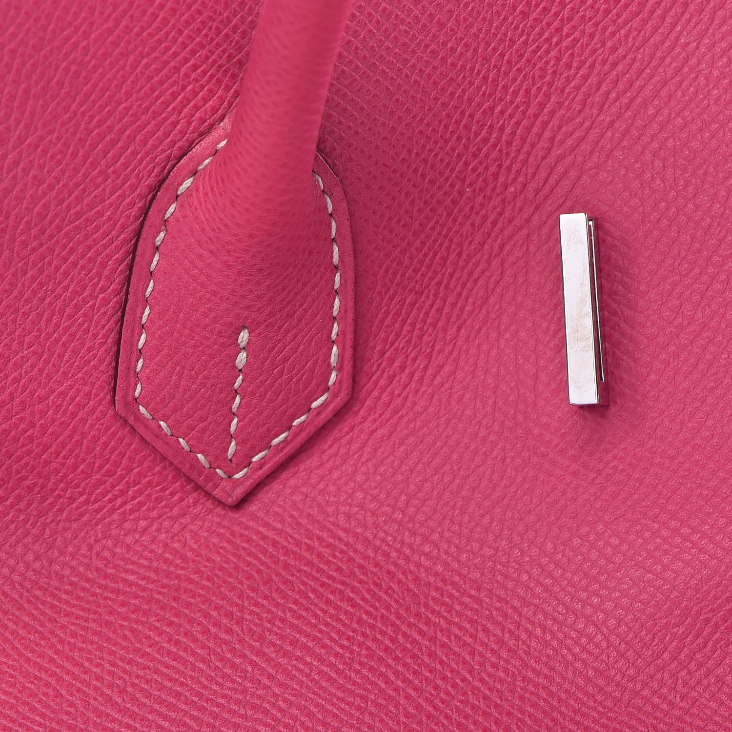 Hermes Epsom Candy Birkin 35 Rose Tyrien Rubis 28 of 41