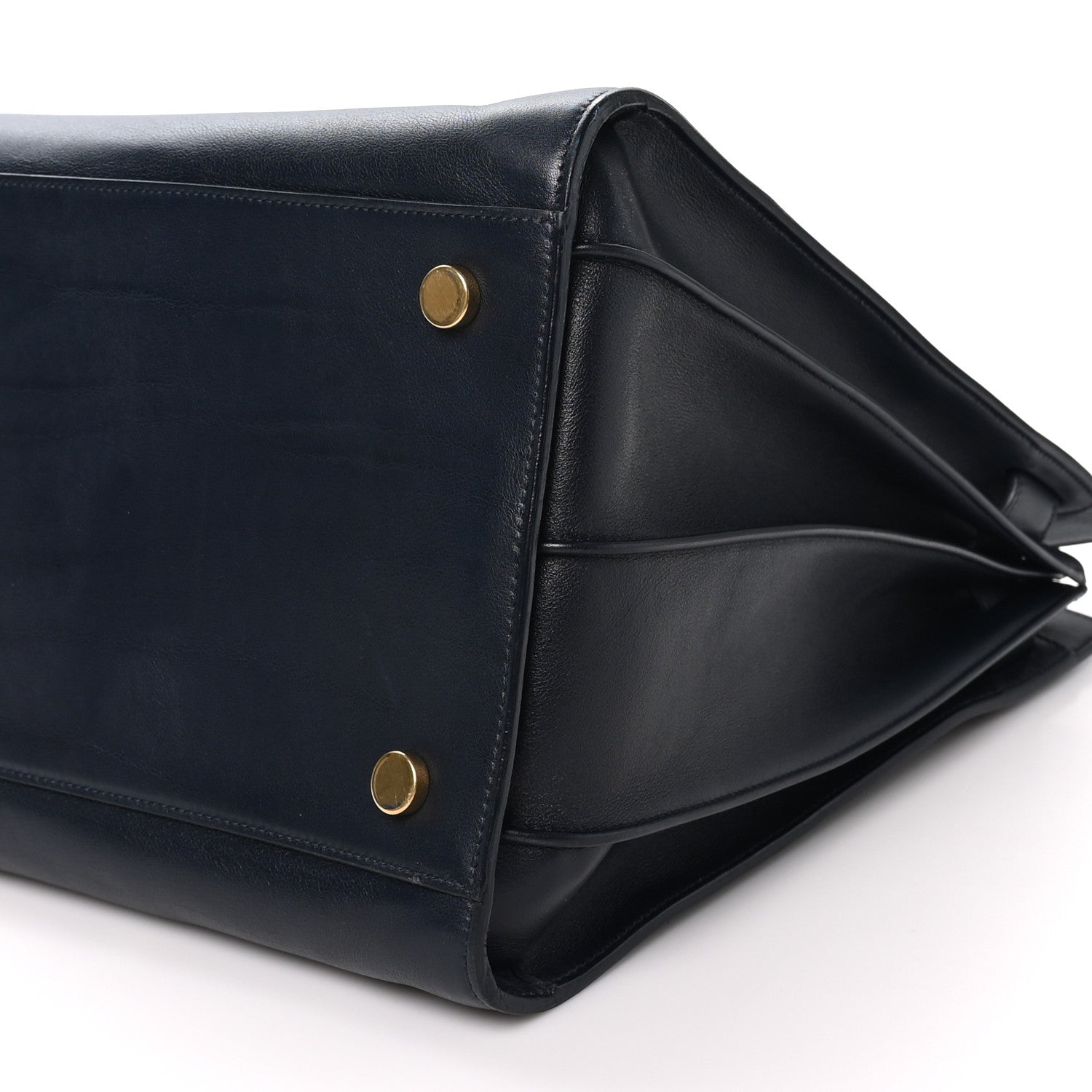 Saint Laurent Calfskin Large Sac de Jour Carryall  Navy Blue 9 of 9
