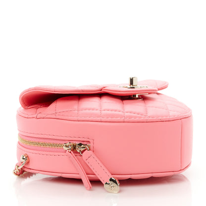 Chanel Lambskin Quilted CC In Love Heart Bag Pink 4 of 11