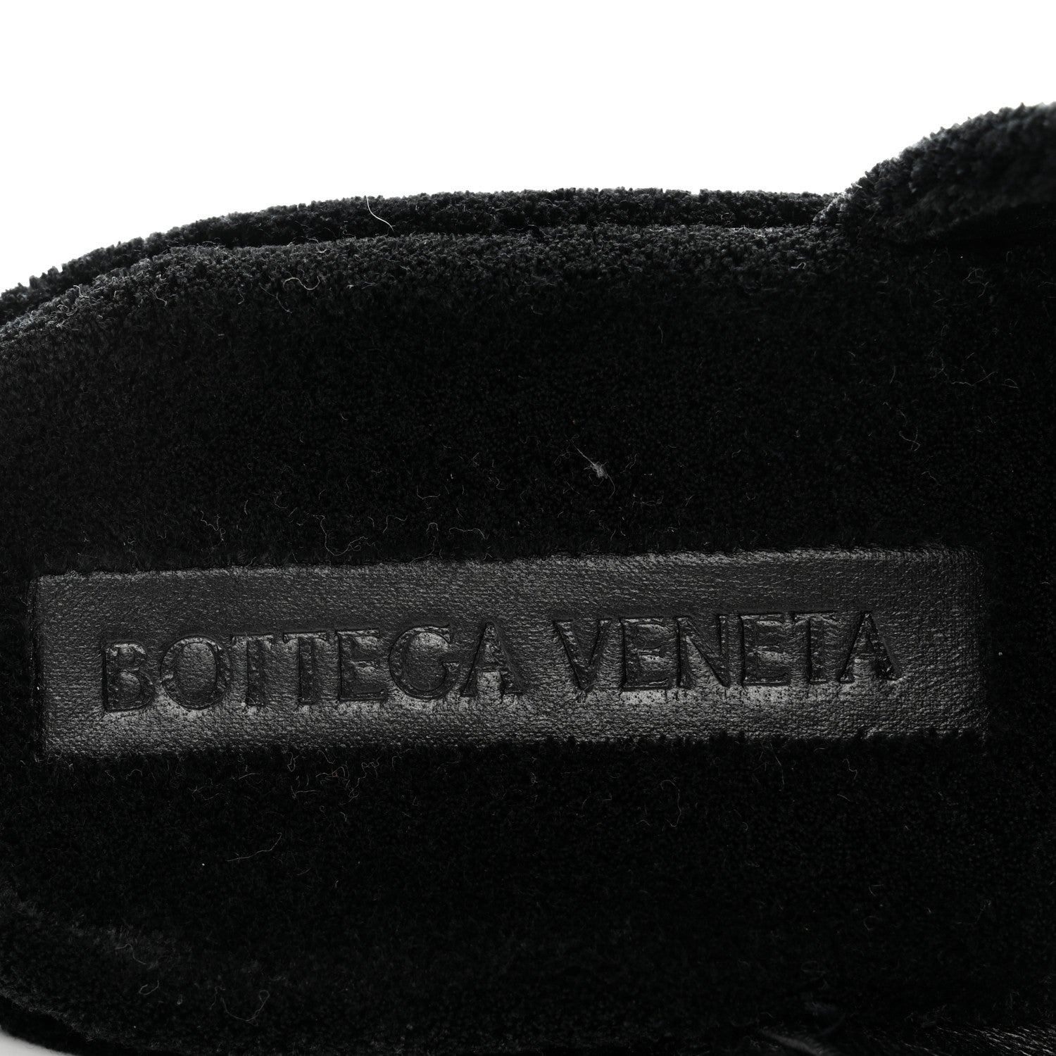 Bottega Veneta Velvet Gleam Mule Sandals 38 Black 7 of 7