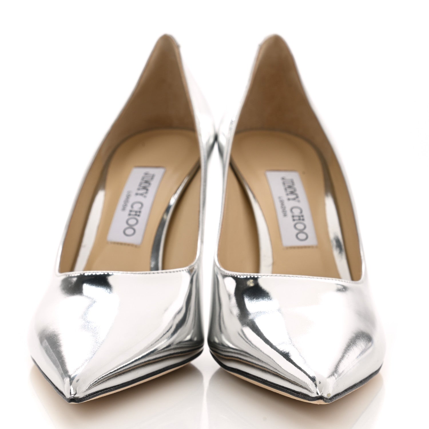 Jimmy Choo Metallic Love 85 Pumps 39.5 Silver 2 of 9