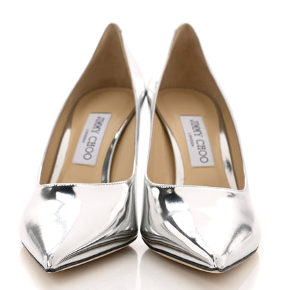 Jimmy Choo Metallic Love 85 Pumps 39.5 Silver 2 of 9