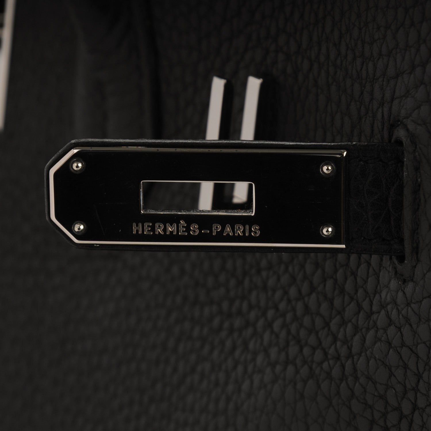 Hermes Taurillon Clemence Birkin 35 Black 8 of 24