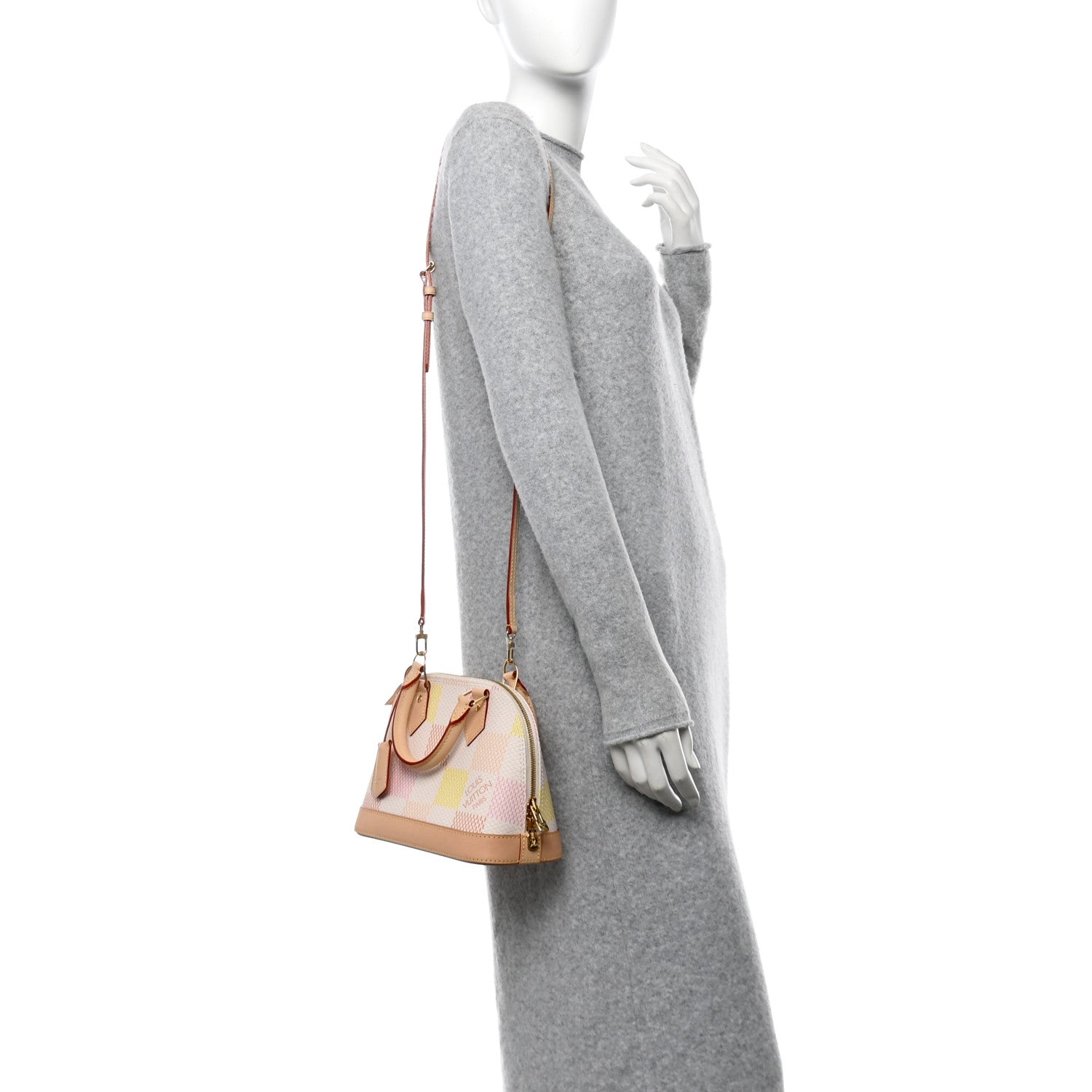 Louis Vuitton Damierlicious Alma BB Rose Peach 2 of 9