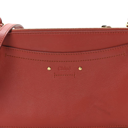 Chloe Calfskin Suede Mini Roy Bag Earthy Red 7 of 9