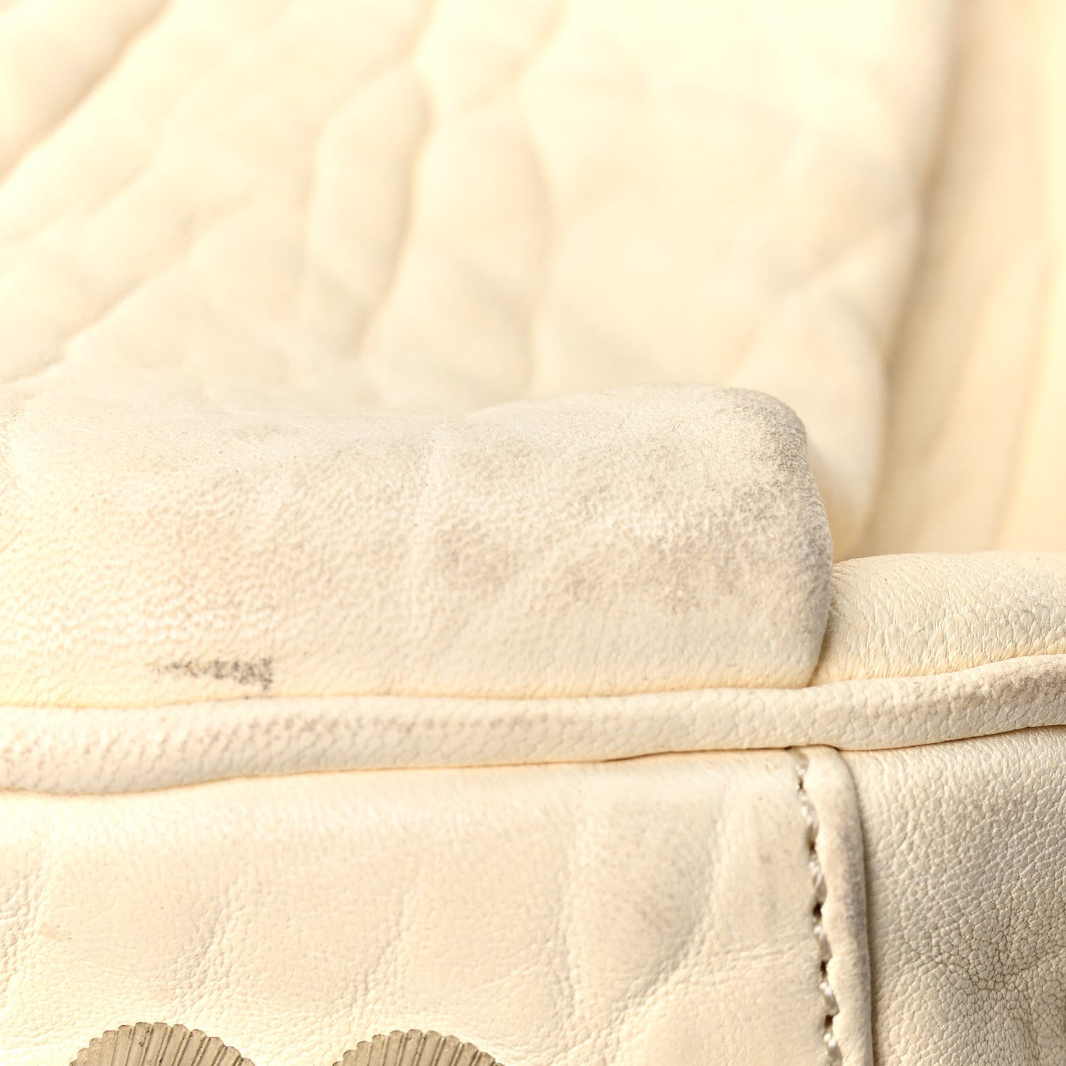Alexander Wang Pebbled Lambskin Rocco Bone Silver Hardware 6 of 6