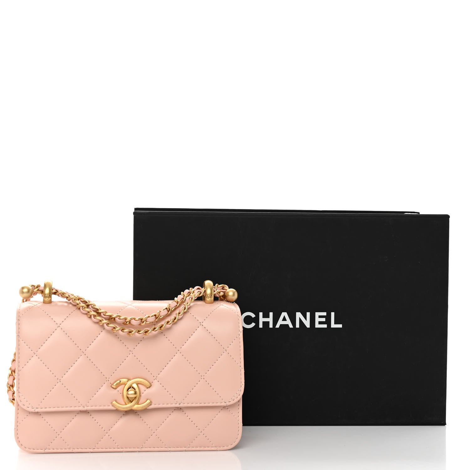 Chanel Calfskin Quilted Mini Perfect Fit Flap Light Pink 11 of 11