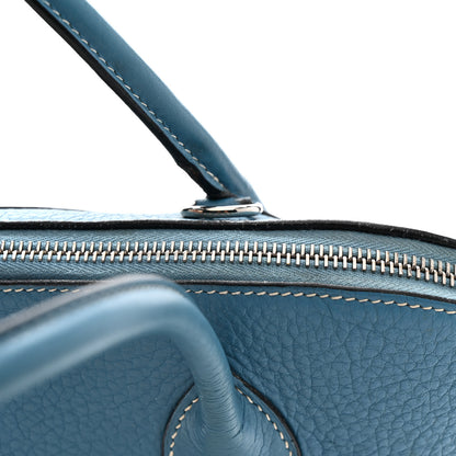 Hermes Taurillon Clemence Bolide 35 Bleu Jean 18 of 18