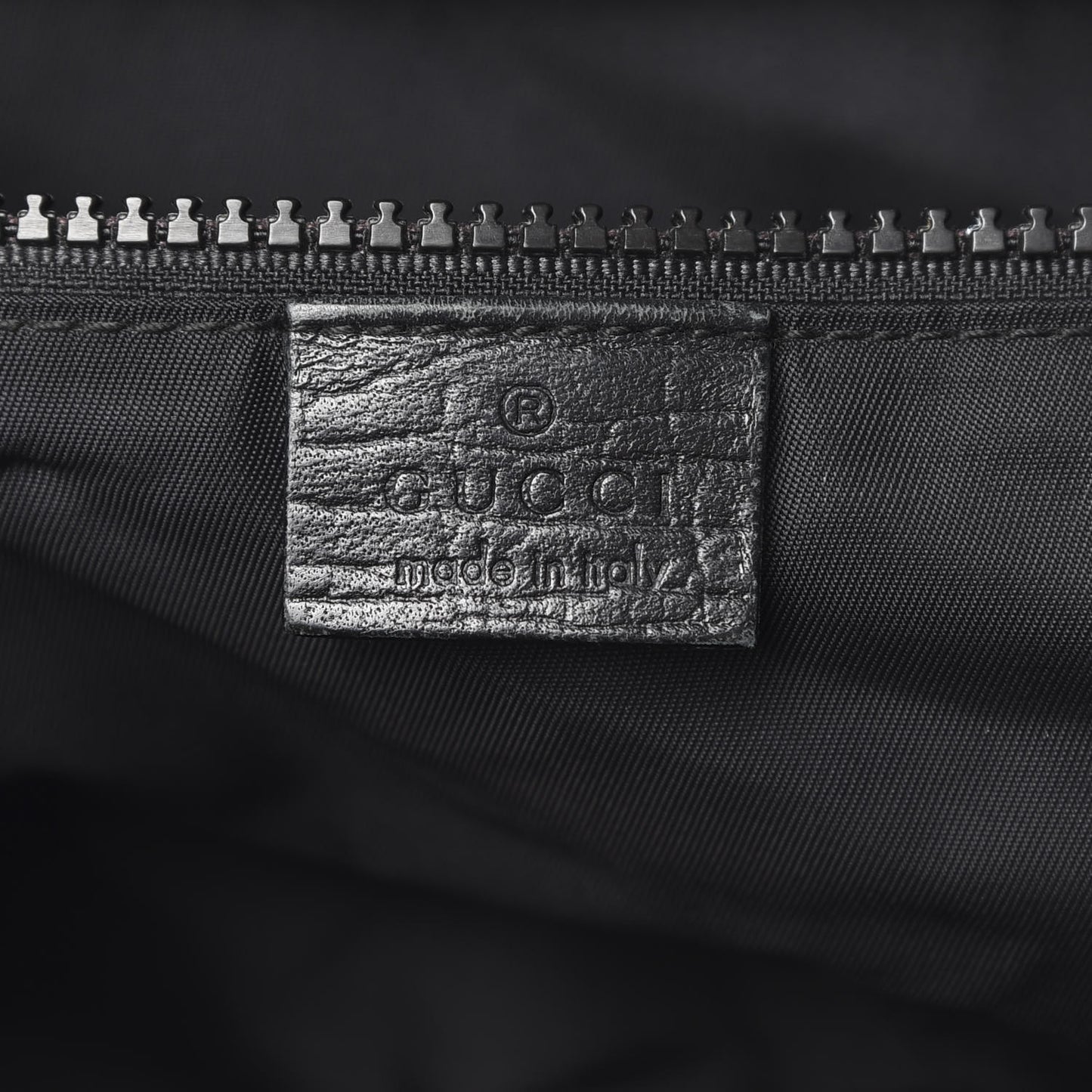 GG Plus Monogram Travel Bag Black
