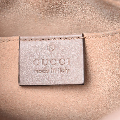 Gucci Calfskin Matelasse Small GG Marmont Chain Shoulder Bag Porcelain Rose 6 of 13