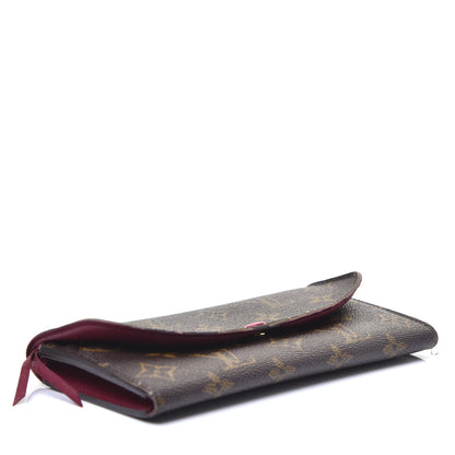 Louis Vuitton Monogram Emilie Wallet Fuchsia 4 of 15