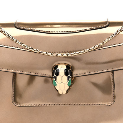 Bulgari Metallic Calfskin Serpenti Forever Crossbody Bag Bronze 9 of 15
