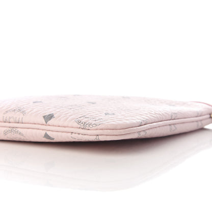 MCM Visetos Liz Shopper Tote Pouch Powder Pink 8 of 8