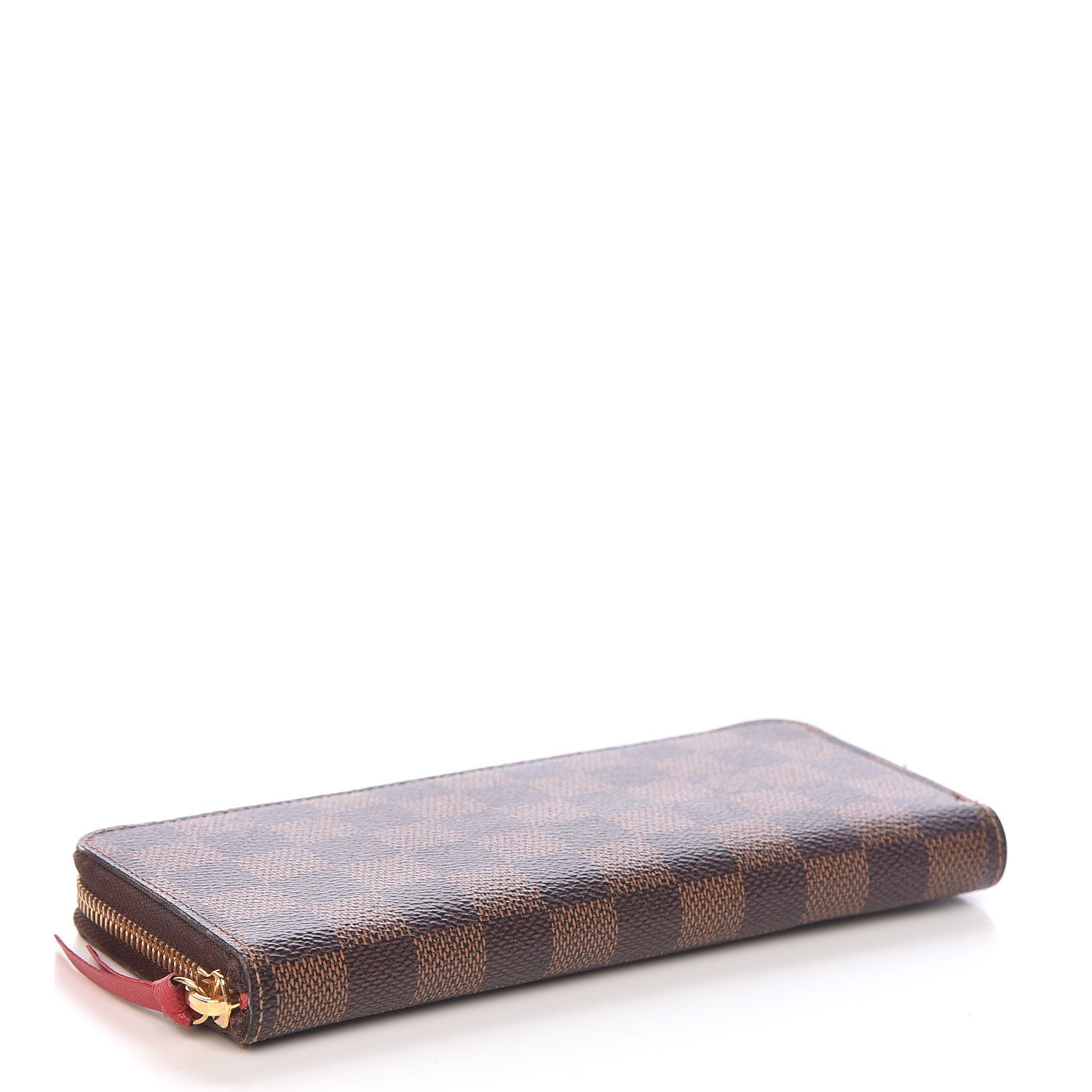 Louis Vuitton Damier Ebene Clemence Wallet Cherry 4 of 9