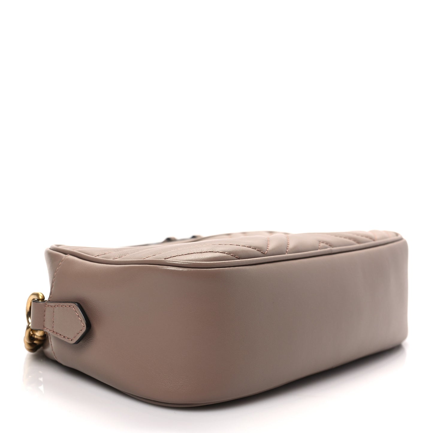Calfskin Matelasse Small GG Marmont Chain Shoulder Bag Porcelain Rose