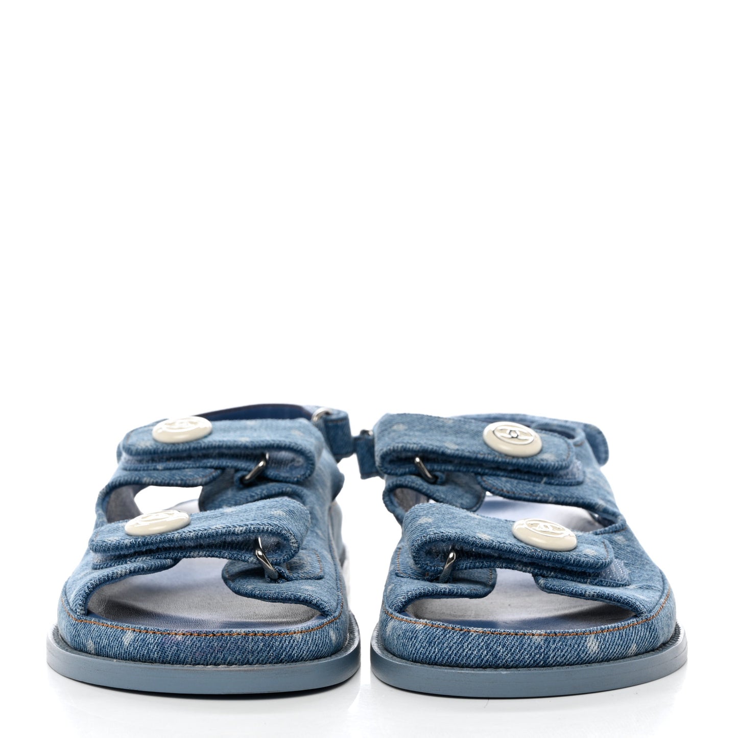 Denim CC Dad Sandals 39.5 Light Blue