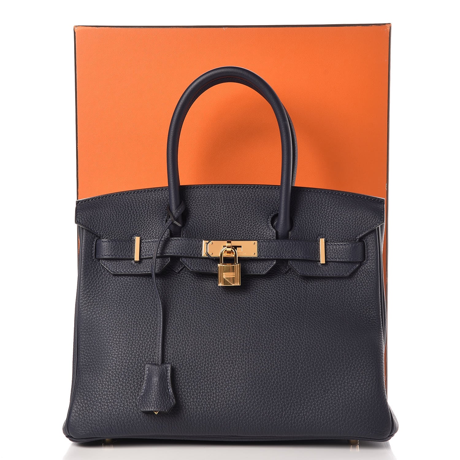 Hermes Togo Birkin 30 Bleu Nuit 35 of 35