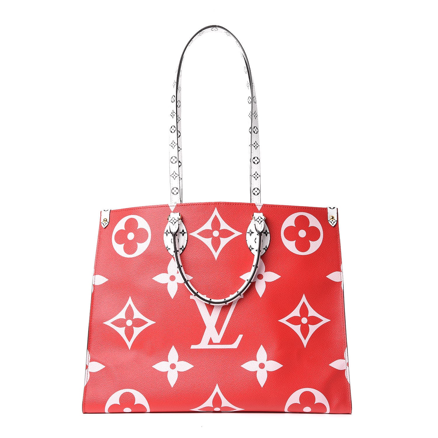Louis Vuitton Monogram Giant Onthego GM Rouge Rose 1 of 12