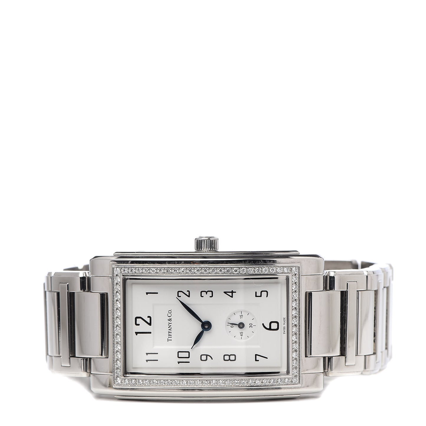 Stainless Steel Diamond Bezel 27mm Grand Resonator Quartz Watch