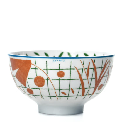 Hermes Porcelain A Walk In The Garden Bowl 1 of 6