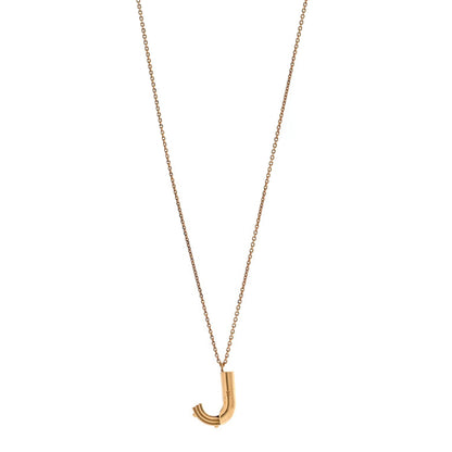 Louis Vuitton LV And Me Letter J Necklace Gold 1 of 7