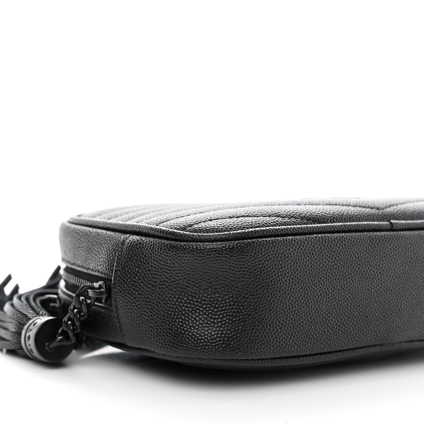 Grain De Poudre Matelasse Monogram Mini Lou Camera Bag Black