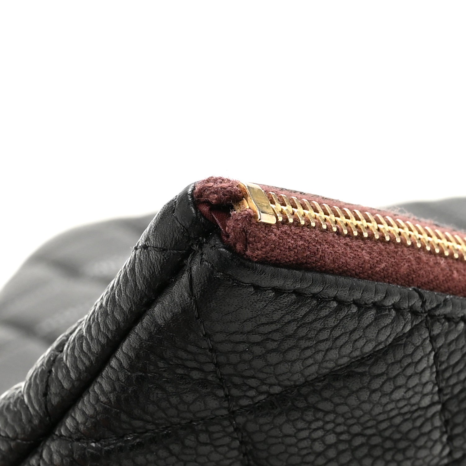 Chanel Caviar Quilted Large Cosmetic Case Black 9 of 9