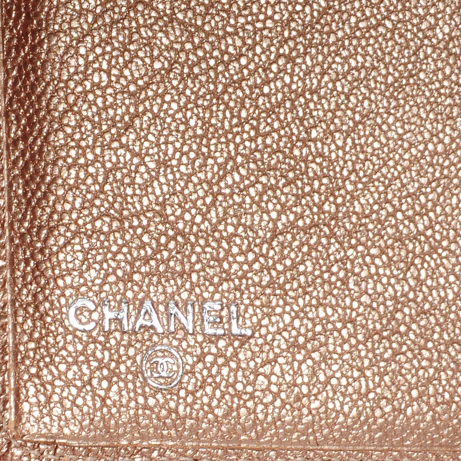 Chanel Metallic Calfskin Yen Wallet Gold 7 of 9