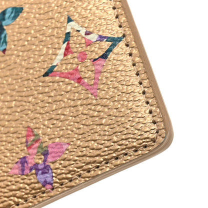 Louis Vuitton Metallic Monogram LV Garden Card Holder Gold 7 of 8