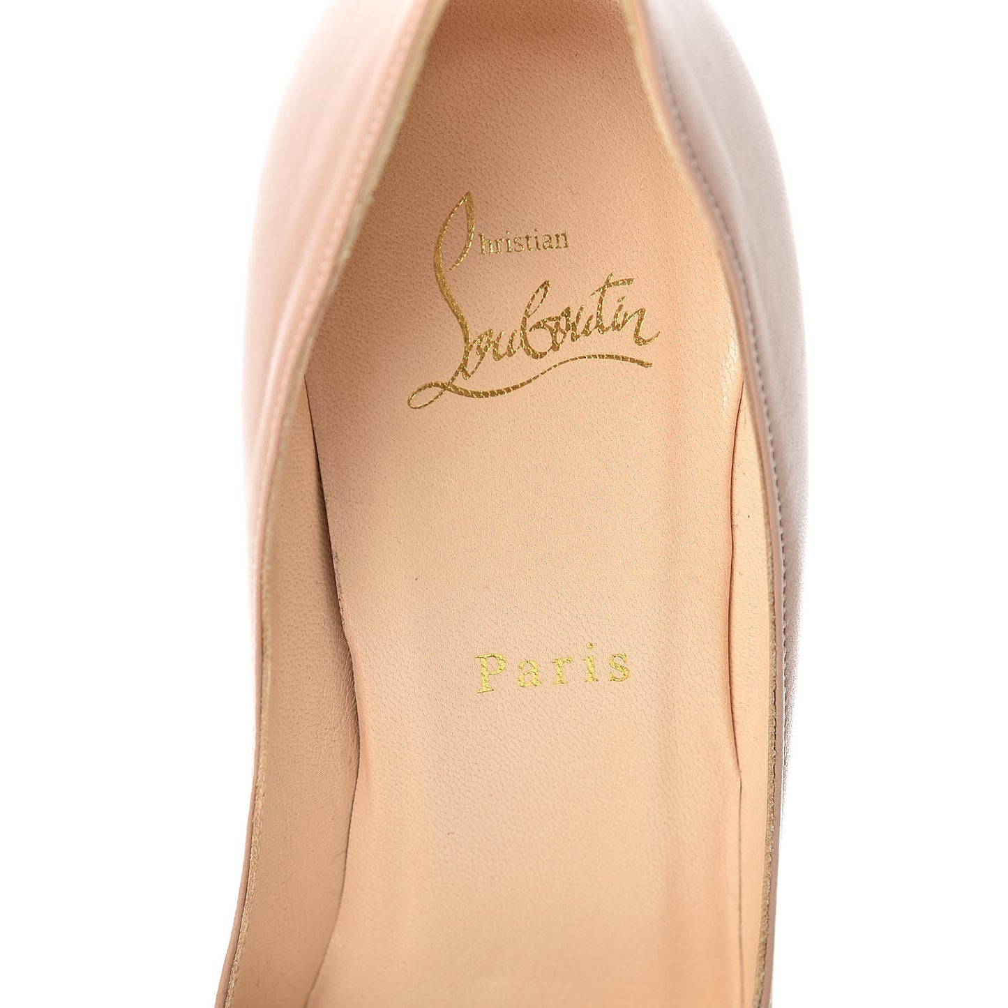 Nappa Apostrophy 100 Pumps 40.5 Nude