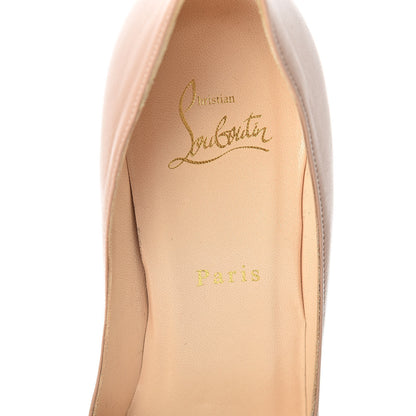 Christian Louboutin Nappa Apostrophy 100 Pumps 40.5 Nude 6 of 11