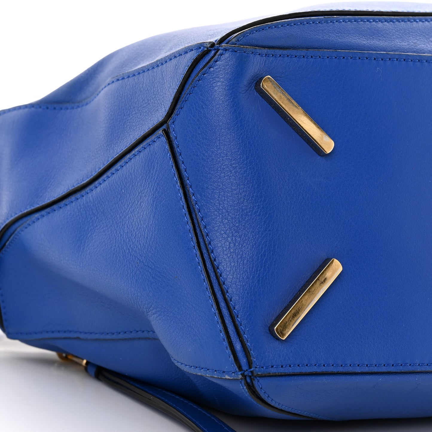 Calfskin Medium Puzzle Bag Electric Blue
