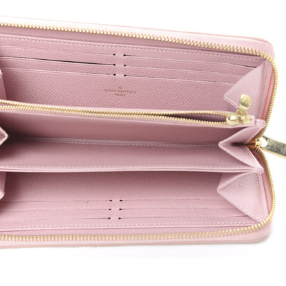 Louis Vuitton Damier Azur Zippy Wallet Rose Ballerine 4 of 6