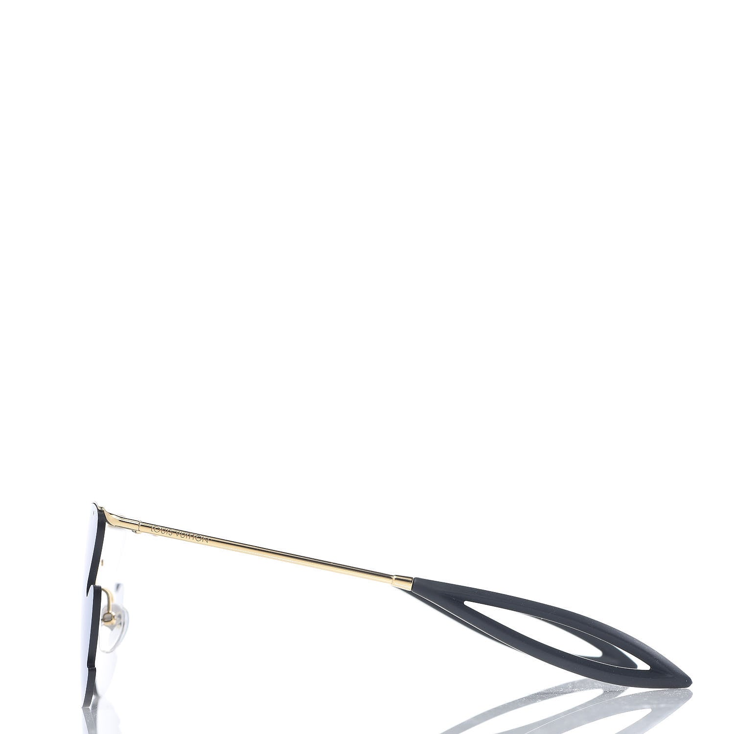 Louis Vuitton Bohemian Vuittony Square Sunglasses Z1235W Silver Mirror 3 of 8