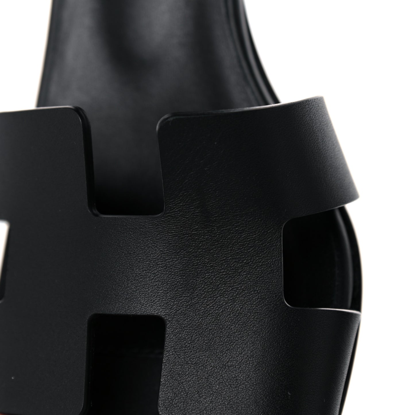 Calfskin Encens 50 Sandals 36.5 Black