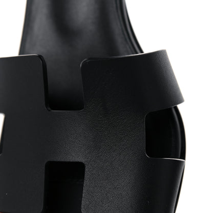 Hermes Calfskin Encens 50 Sandals 36.5 Black 9 of 11
