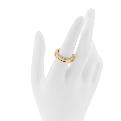 Bulgari 18K Yellow Gold B.Zero1 One-Band Ring 57 8 2 of 5
