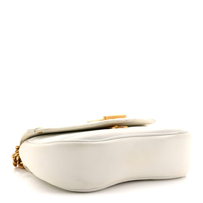 Louis Vuitton Calfskin New Wave Chain MM Snow 4 of 12