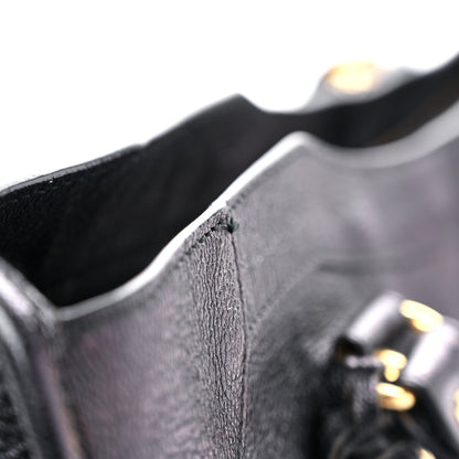 Balenciaga Chevre Gold Metallic Edge Hardware City Black 24 of 28