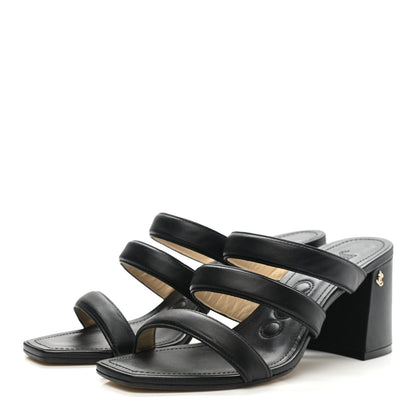 Jimmy Choo Nappa Auna 65 Mule Sandals 41 Black 3 of 8