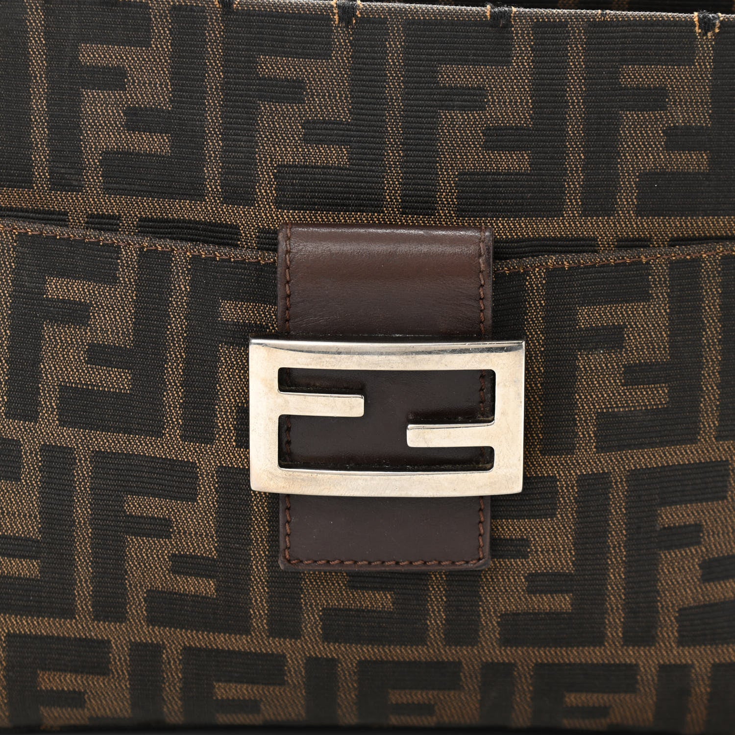 Fendi Zucca Shoulder Bag Tobacco 6 of 13