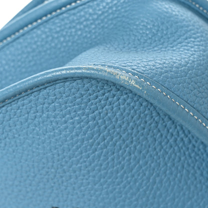 Hermes Taurillon Clemence Evelyne III GM Blue Jean 11 of 11