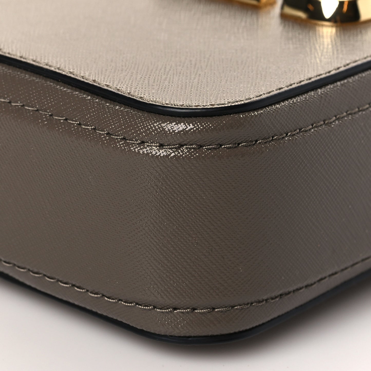 Saffiano Small Snapshot Camera Bag Sandcastle