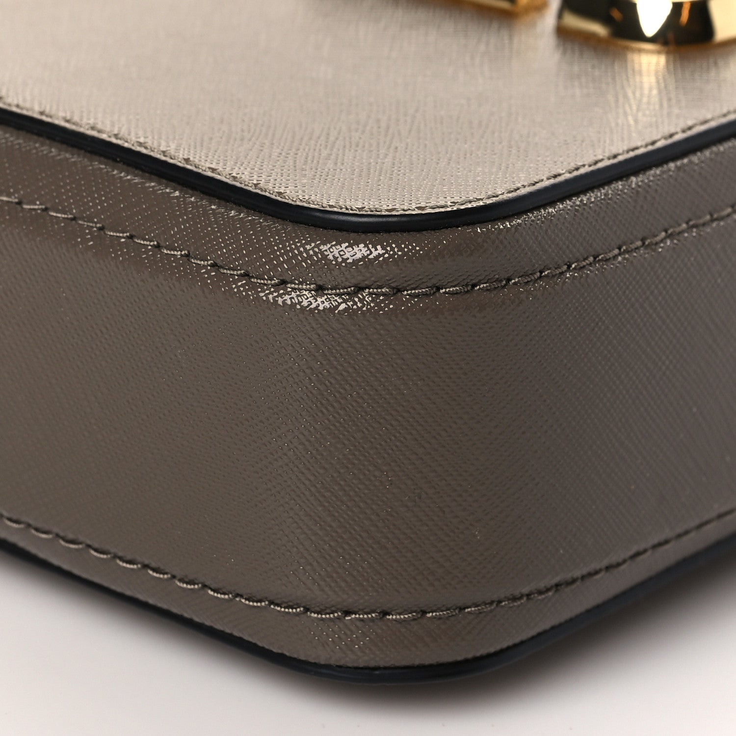 Marc Jacobs Saffiano Small Snapshot Camera Bag Sandcastle 8 of 9